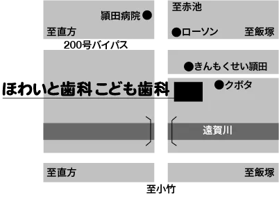 ほわいと歯科こども歯科地図